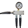 Miniatyrbild 1 av 2: Metalsub Manifold Block With Gauge Bauer Inlet G 1/4´´ 2 Outlets Silver