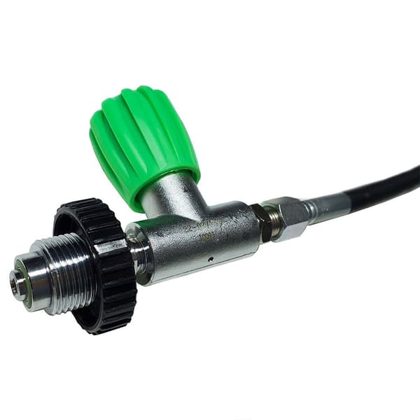 Metalsub Air/nitrox Equalizer M 26 Din Din Svart 1m