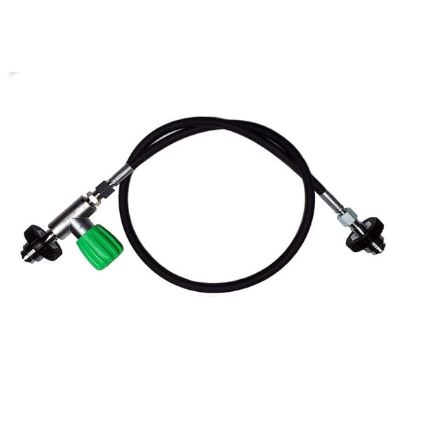 Metalsub Air/nitrox Equalizer M 26 Din Din Svart 1m
