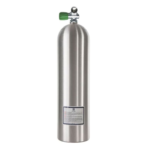Metalsub Aluminiumtank S80 Luxfer 217 Bar M26 Nitrox Ventil 11.1l Silver