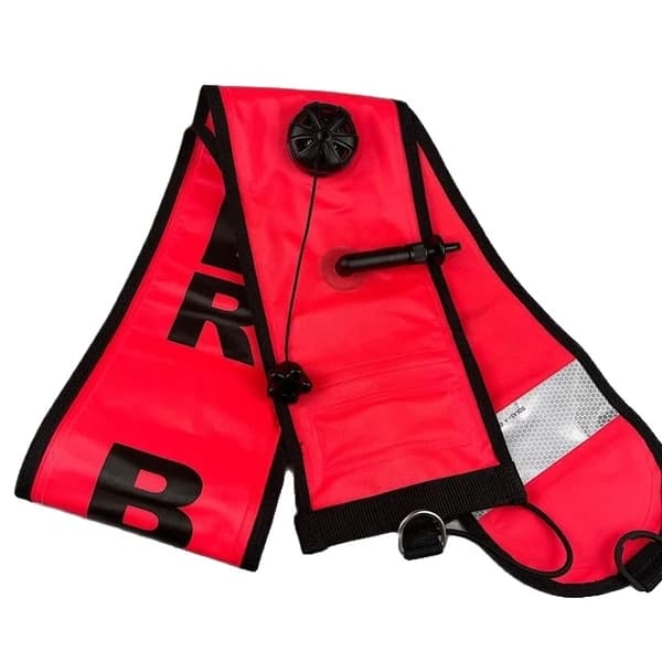 Sukellusmerkki, 15m x 15m, kolme täyttövaihtoehtoa, turvatoiminto, 1,5m 15CM oranssi 1.8m 18cm orange
