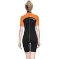 Miniatyrbild 3 av 4: Cressi Lido Lady Dam 2 mm neopren Shorty våtdräkt, svart/orange, XXXL/7 - XLV457517