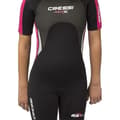 Miniatyrbild 4 av 4: Cressi Med X Junior Shorty Våtdräkt Barn Unisex, Svart/Rosa, L (L (12/13 år) - LV438504
