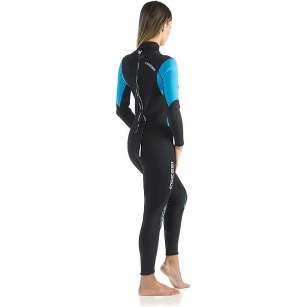 Cressi Morea Lady - Våtdräkt i ett stycke för damer för surfdykning och simning - Premium 3 mm neopren - LU476501