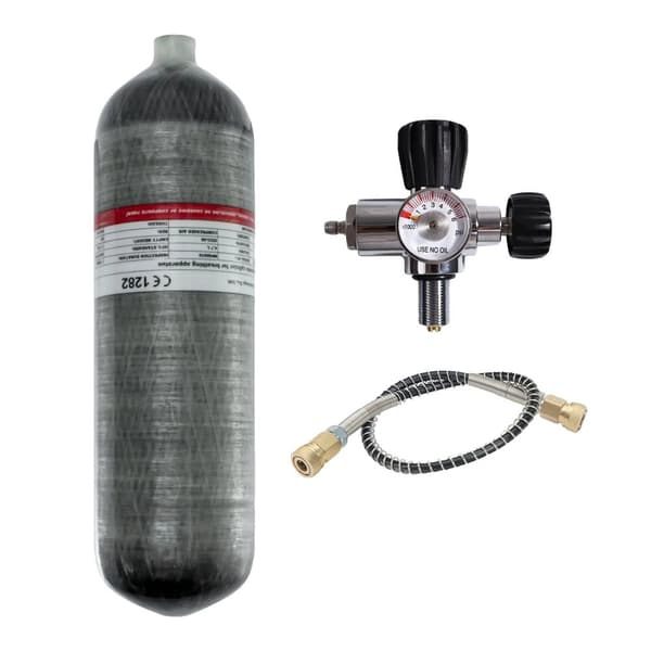 TUXING Sylinteri, 4.7L Hiilikuitu, 300 BAR Työpaine,4.7L venttiilillä