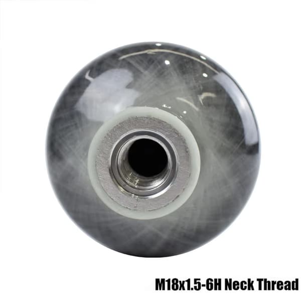 4500psi/300Bar 6,8L kolfibercylinder med ventil, högtryckstank för dykning med M18*1,5 gänga