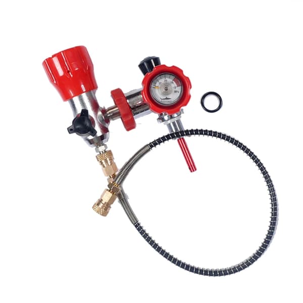 4500psi/300Bar 6,8L kolfibercylinder med ventil, högtryckstank för dykning med M18*1,5 gänga