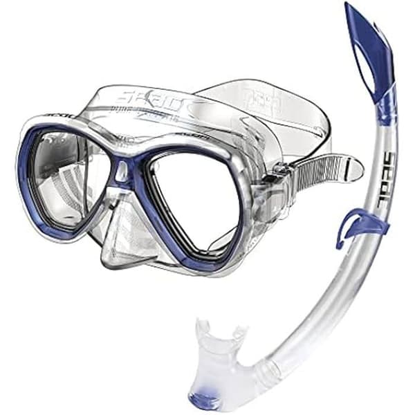 Dyksats - SEAC - Elba MD - Silikonmask och snorkel - Avluftningsventil - Hypoallergen komfort