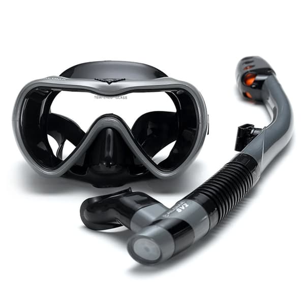 Snorkelsæt, Anti-dug Goggles, Lækagesikker Pasform,B