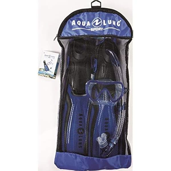 Dykomplett - Aqua Lung - Amika - Silikonmask och snorkel - Ergonomiska simfötter - Vuxenstorlek