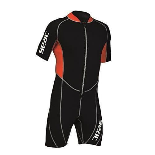 Seac Wetsuit Shorty 2,5 mm Ciao XXXXL Svart - Svart/Röd - 0010067012160A