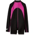 Miniatyrbild 2 av 3: Cressi Sub S.p.A. Shorty Kids Swimware Unisex barnbaddräkt, svart/rosa/långärmad, S (2 år) -
