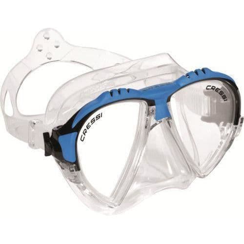 Cressi Matrix - Gamma Mask och Snorkel dykset - Klar/Blå - DS302501