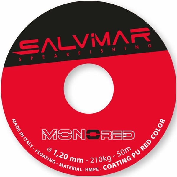 Salvimar - 400375/100 - Mono Sagola Vuxen Unisex, Röd, diameter 1,50mm x 100mt