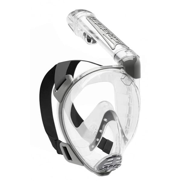 Cressi Duke helmask komplett/integrerad mask designad för snorkling med snorkeltorr unisex vuxen,