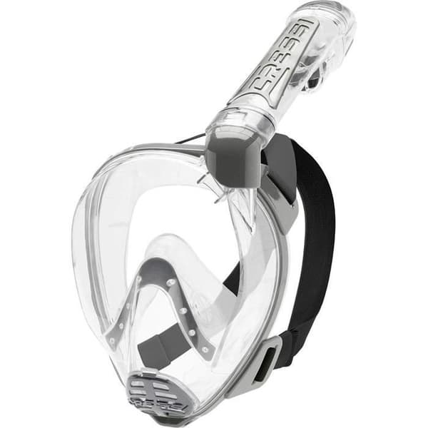 Cressi Duke helmask komplett/integrerad mask designad för snorkling med snorkeltorr unisex vuxen,