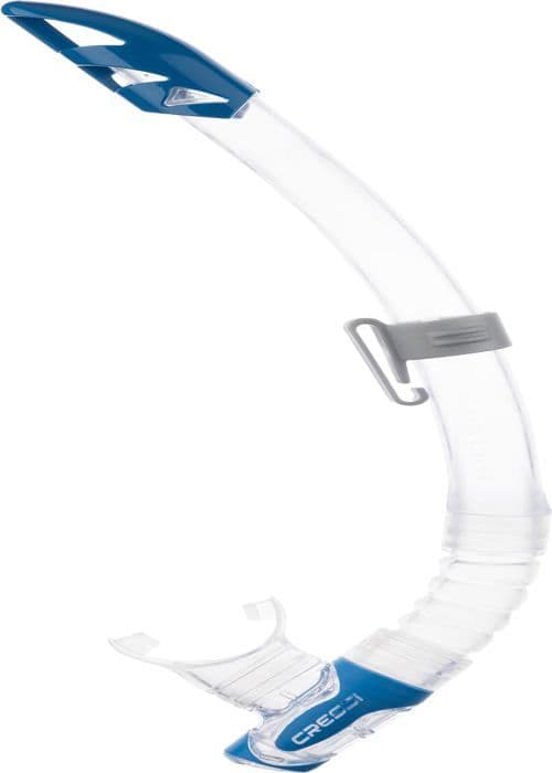 Cressi - DM340020 - Set Estrella + Gamma Combo Set Dykmask och snorkel Unisex-Vuxen, Transparent/Blå, One Size
