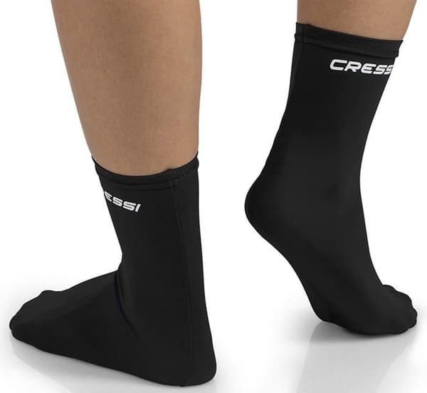 Chausson de plongee Cressi - USW031000K - Fins Sock Chaussons Ultra Stretch Unisex Vuxen, Svart