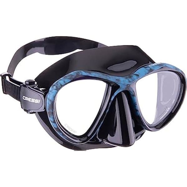 Kamouflagekombination - Cressi - Metis & Corsica - Mask med Separata Glas - Ergonomisk Snorkel - En Storlek