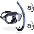 Miniatyrbild 1 av 2: Kamouflagekombination - Cressi - Metis &amp; Corsica - Mask med Separata Glas - Ergonomisk Snorkel - En Storlek