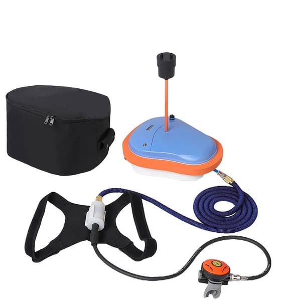 TUXING Scuba Diving Ventilator, 50 Min Batteritid, 7 Meter Djupkapacitet,Kan arbeta i 50Min, NY