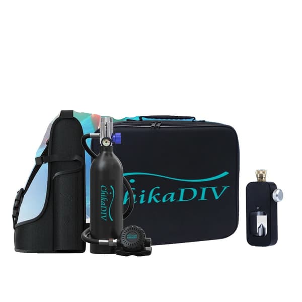 Mini Scuba Diving Tank, Bärbar 1L Syreflaska, Komplett Andningskit,1L Scuba Tank B