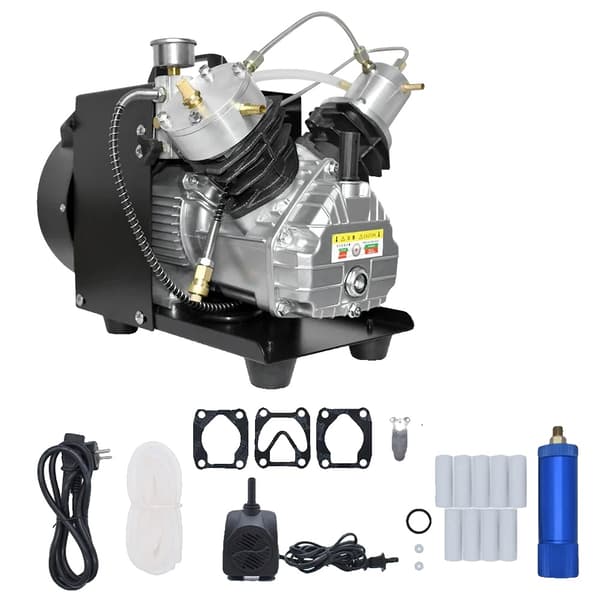 PCP Luftkompressor, Högtryck, Elektrisk Drift,Manuell avstängning, 220V