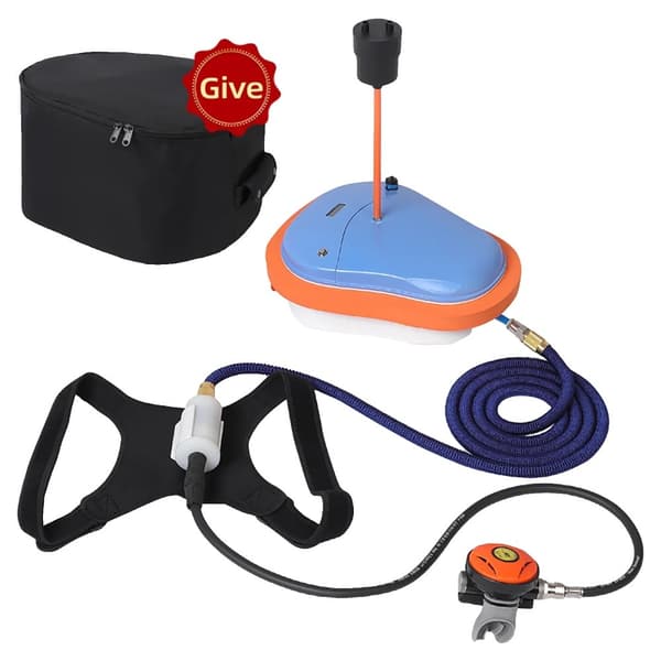 Scubadykningsventilator, 50-minuters batteritid, 7-meters djupkapacitet,Skicka paket, Kan fungera i 45Min