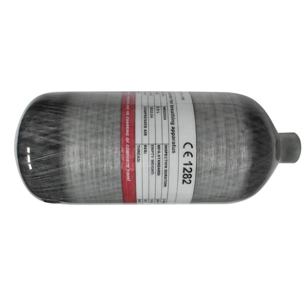 TUXING Sukellustankki, 4500psi Paine, 2.5L Tilavuus, Hiilikuiturakenne