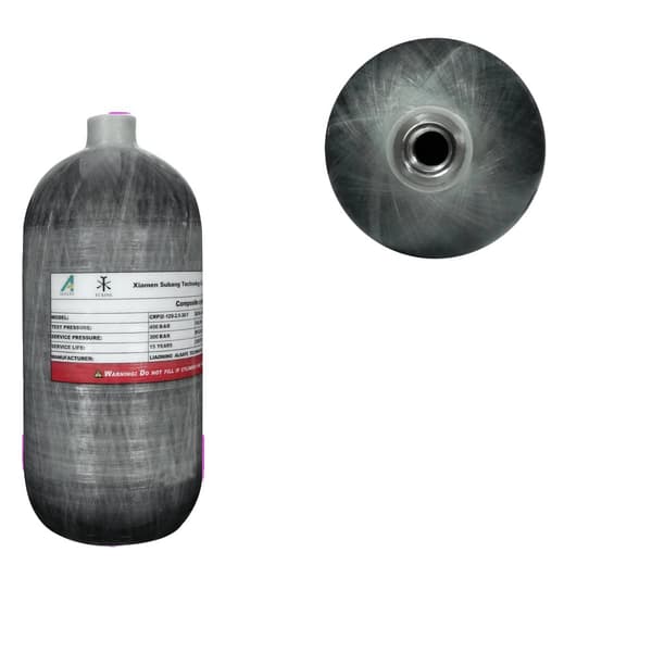TUXING Hiilikuitusylinteri, 4500PSI Työpaine, 2.5L Tilavuus,2,5L