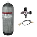 Miniatyrbillede 1 af 2: TUXING 9L Kulfiber Cylinder, 300 BAR Høj Arbejdstryk, Letvægtsdesign,9L med ventil B