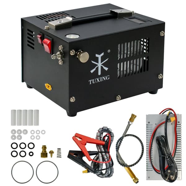 TUXING Korkeapaineilmakompressori, 4500 PSI, Useita tehovaihtoehtoja,220V, TXES061