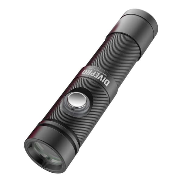 Divepro Vedenalainen Sukellusvalo S 10 6° Hopeinen 1000 Lumens