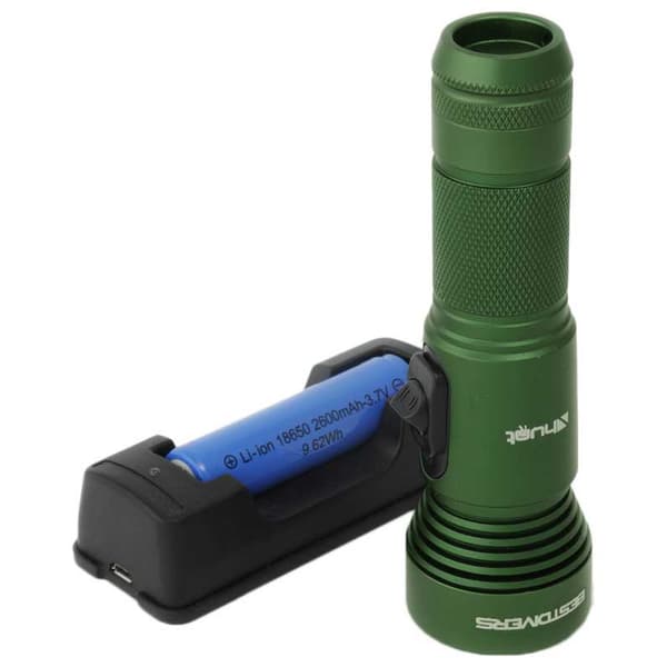Best Divers Taskulamppu Xhunt-r Vihreä 850 Lumens
