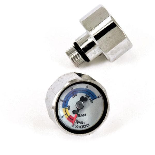 Best Divers Mini Pressure Gauge 350 Bar Silver
