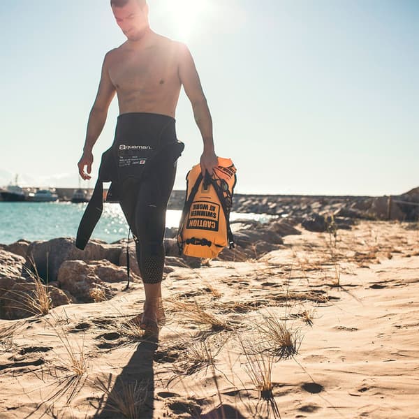 Buddyswim Boj Caution Swimmer At Work 28l Gul 28 Liters