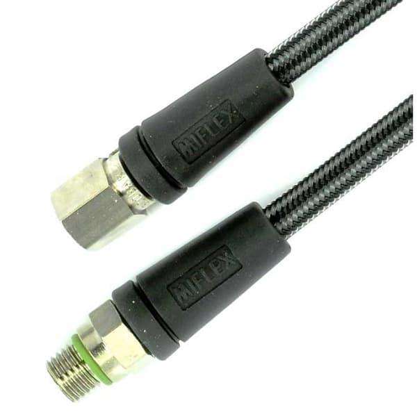 Miflex Carbon Hd High Pressure 7/16 Svart 20 cm