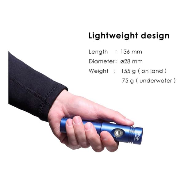 X-adventurer Led-sukelluskohdevalo 1500 Lm Hopeinen