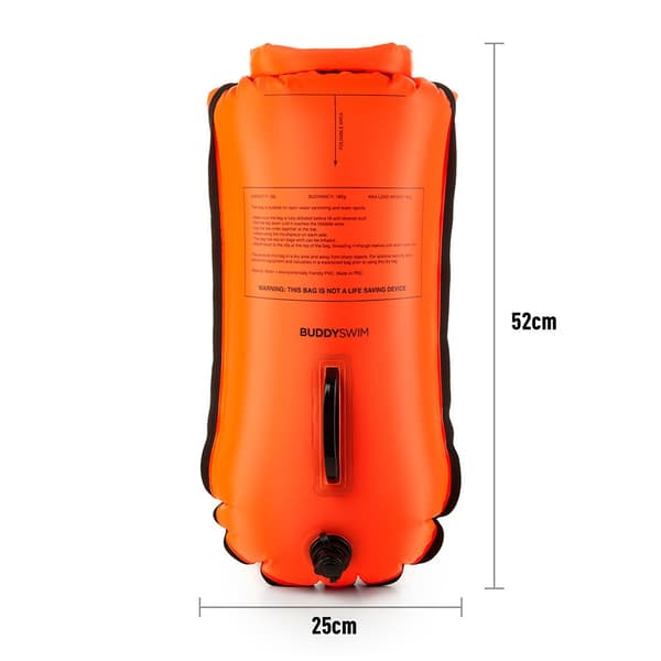 Buddyswim Bøje Live Love Swim 28l Orange 28 Liters