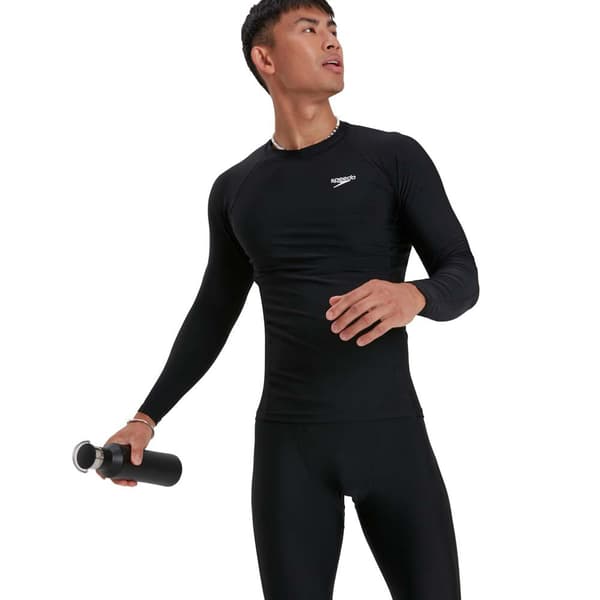 Speedo Langærmet Rashguard Eco Endurabrite 8-132093503 Sort L