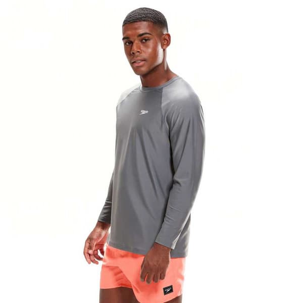 Speedo Langærmet Rashguard Grå L