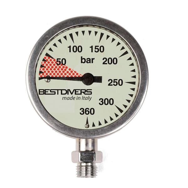 Best Divers Pressure Gauge Head Mineral Glass Hopeinen