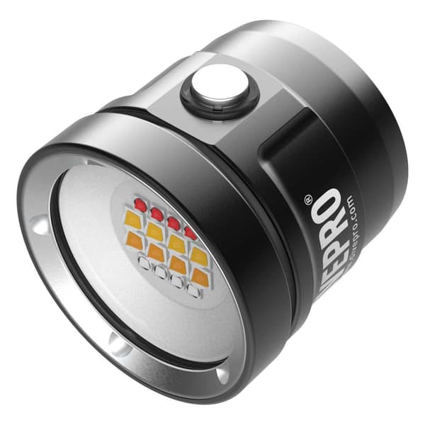 Divepro Vedenalainen Videosukellusvalo D 80 F 98° Hopeinen 8000 Lumens