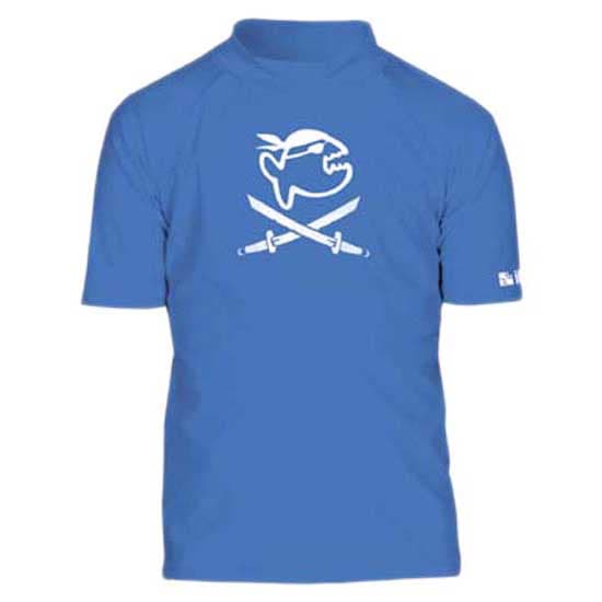 Iq-uv Kortærmet T-shirt Til Børn Uv 300 Blå 7 Years