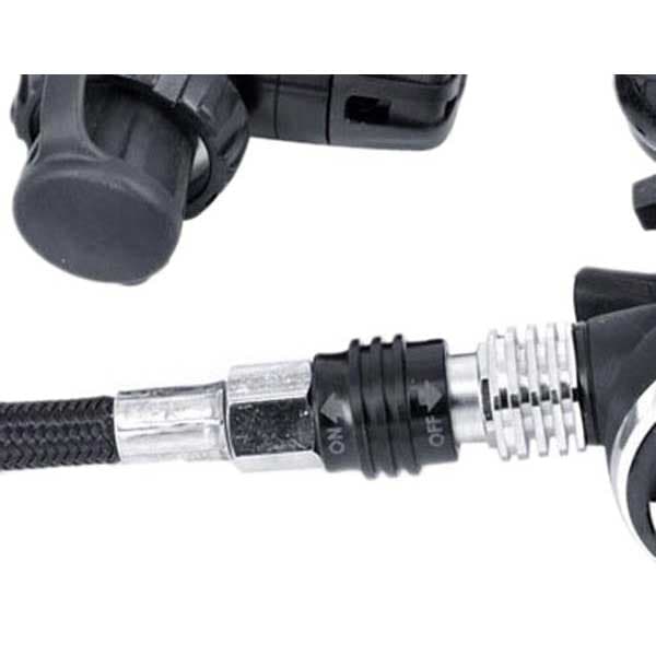 Best Divers Switch On/off For Regulator Hose Sort,Søvfarvet