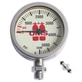 Pikkukuva 1 / 3: Oms Spg Mineral Glass 5500 Psi 63 Mm Hopeinen