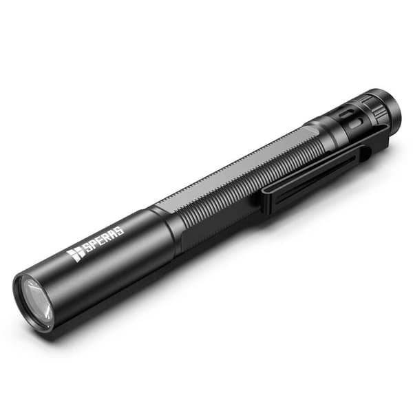 Speras Ficklampa M10 Plus Silver 250 Lumens