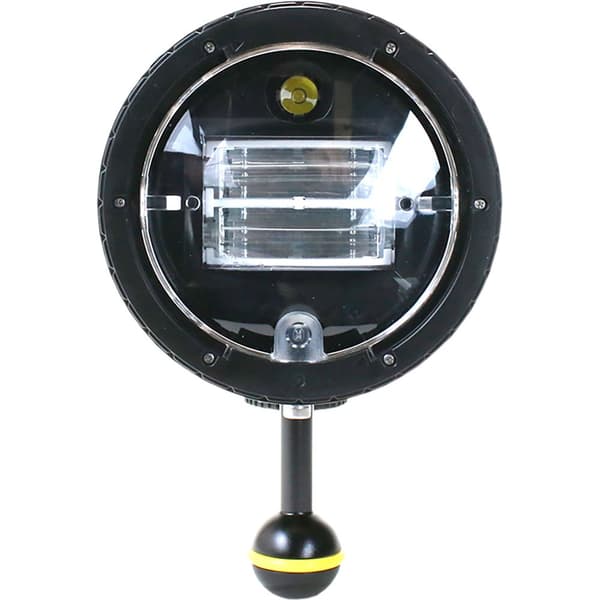 Sea And Sea Salama Ys-d3 Duo Hopeinen 300 Lumens