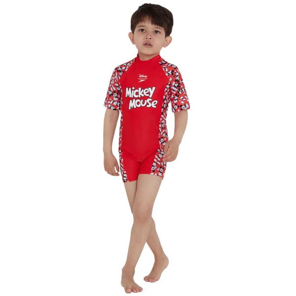 Speedo Disney Mickey Mouse All-in-one Rød 4 Years