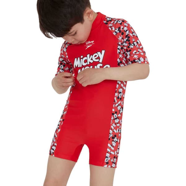 Speedo Disney Mickey Mouse All-in-one Rød 4 Years